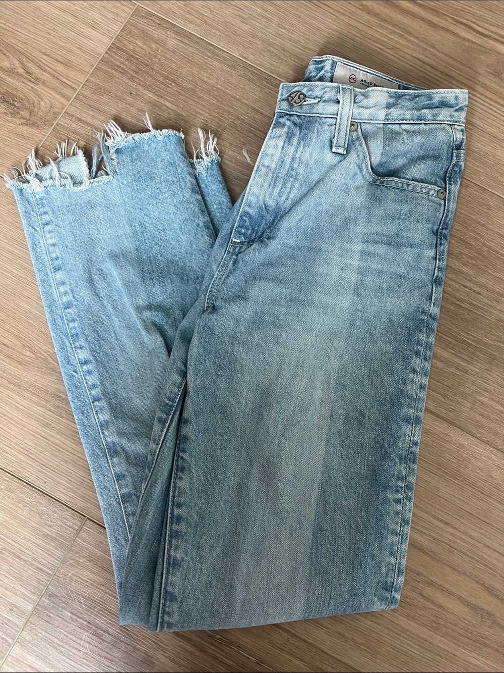 Two tone AG denim jeans